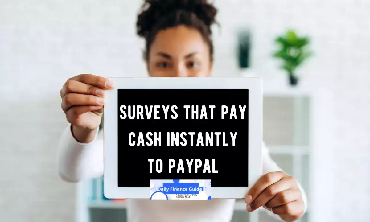 Surveys that pay cash instantly to paypal